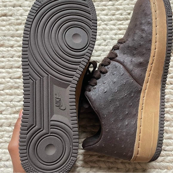 Nike Air Force 1 Supreme Ostrich 2005 Baroque Brown (DS/NIB) Size 9 Collectible - Picture 7 of 11